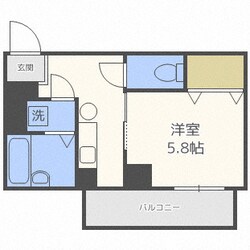 コモグランツ松屋町の物件間取画像